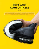  Air Cushion Breathable Construction Safety Shoes Men's Women Boots Sneakers Steel Toe Portable Puncture-Proof MartLion - Mart Lion