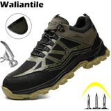 Work Safety Shoes Men's Steel Toe Anti-smashing Working Boots Puncture Proof Indestructible Sneakers MartLion   