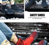  High Top Boots anti-slip work sneakers Winter work shoes safety working with protection anti-puncture work boots men's MartLion - Mart Lion