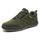 Anti-slip Hiking Shoes Lightweight Outdoor Running Casual Men's Sneakers MartLion army green 39 