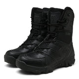Special Force Tactical Boots Men's Military Shoes With Side Zipper Special Force Combat Waterproof Mart Lion Black Eur 39 