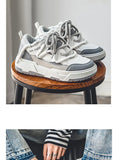  Original Men's Casual Sneakers Breathable Platform Lace-up Flat Zapatillas De Hombre MartLion - Mart Lion