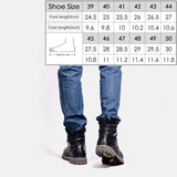 Genuine leather Men's Winter Shoes Warm Handmade Snow boots Full Grain Leather Winter MartLion   