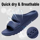 Women Flat Sandals Slippers Outdoor Non-slip House Slippers Unisex Beach Slides Orthopedic Breath Soft MartLion   