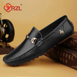 Men's Loafers Spring Autumn Shoes Men's Classic Leather Comfy Drive Boat Casual MartLion   