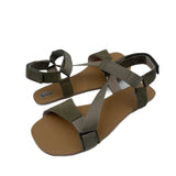 Summer  Barefoot Leather Flat Sandals For Women Men's Shoes With Soft Sole Light Weight MartLion   