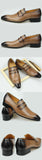 Men's Shoes Formal Casual Loafer Vintage Office DressParty Genuine Leather MartLion   
