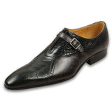 Handmade Oxford Monk Design Shoes Men's Office Modern Style Black Brown Color MartLion black 39 