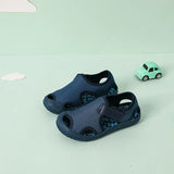 Summer Children Sandals Boys Breathable Beach Sports Shoes Girls Mint Green Cool Baby Soft Functional MartLion Navy Blue 22 