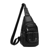 Women Bags Crossbody Designer Messenger Ladies Chest Small Girls Shoulder Pu Handbag Mart Lion Black 17cm8cm27cm 