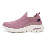 Damyuan Light Men's Casual Shoes Slip-on Breathable Sneaker Women Walking Antiskid Jogging Sport Mart Lion Pink 36 