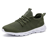 Damyuan Running Shoes Men's Sneakers Flying Woven Breathable Casual Jogging Sport Gym Trainers Mart Lion 8058green 42 
