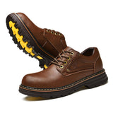 Designer Men's Shoes Casual British Formal Outdoor Waterproof Work Mart Lion   