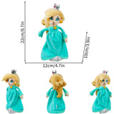 Kawaii Mario Luiji Goomba Kamek Yoshi Soft Plush Toys Cute Toad Princess Peach Daisy Rosalina Toadette Pauline Peluche Doll MartLion Rosalina-1  