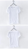 T-Shirt for Men,  Cotton  Monochromatic, O-Neck, Casual Basic Top MartLion   