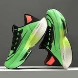 Marathon Air Cushion Men's Sports Running Shoes Breathable Lightweight Women's Athletic Training Sneakers MartLion Green-MP3 36 