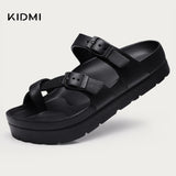 Women's Platform Sandals Summer Slippers Non-slip Beach Summer Flip-flops Adjustable Buckle MartLion   