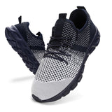 Light Men's Running Shoes Breathable Sneaker Casual Antiskid and Wear-resistant Jogging Sport Mart Lion Deep Blue2 36 