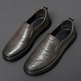 Golden Sapling Men's Loafers Leather Flats Classics Driving Shoes Platform Footwear Casual MartLion   