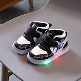 Spiderman LED Light Kids Shoes Boys and Girls Light Kids Light Kids Sports Mesh Sports Boys and Girls LED Light MartLion   