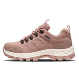 Waterproof Hiking Shoes Men's Women Outdoor Non-slip Trekking Spring Wear-resisting Sneakers MartLion female-pink 42 