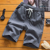 Pants Men's Cotton Linen Trousers Joggers Casual Solid Elastic Waist Straight Loose Sports Running Pants Clothing MartLion Picture color 9 XXXL 