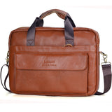 Men's Genuine Leather Handbags Casual Leather Laptop Bags Travel Messenger Crossbody Shoulder Mart Lion Light Brown 28 China 