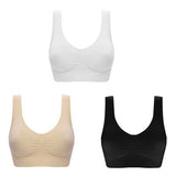 3pcs/set Women Bra Seamless Bra No pad Underwear Wireless Active Bralette Brassiere Bra Mart Lion   