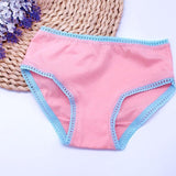 6 Pcs/lot Baby Kids Girls Underwear Briefs Panties Short Colorful Panties Children Cotton Briefs Mart Lion   