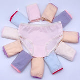 6Pcs/Pack Fashion Baby Girls Underwear Cotton Panties Kids Shorts Briefs Children Underpants 2-12Years Mart Lion   