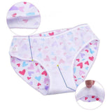 6Pcs/Pack Fashion Baby Girls Underwear Cotton Panties Kids Shorts Briefs Children Underpants 2-12Years Mart Lion   