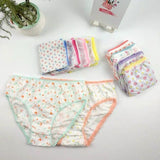 6Pcs/Pack Fashion Baby Girls Underwear Cotton Panties Kids Shorts Briefs Children Underpants 2-12Years Mart Lion   