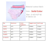 6Pcs/Pack Fashion Baby Girls Underwear Cotton Panties Kids Shorts Briefs Children Underpants 2-12Years Mart Lion   