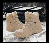  Men's Military Boots Combat Ankle Boot Tactical Warm Fur Army Work Safety Shoes Motocycle Mart Lion - Mart Lion