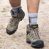  Men Socks Breathable Cotton Cushioned Crew Work Boot Sports Hiking Athletic Winter Thermal  5 Pairs Mart Lion - Mart Lion