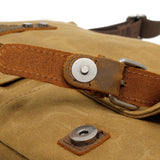 Briefcases Men's Messenger Bags Canvas Crazy Horse Leather Travel Crossbody Shoulder Bags Mart Lion   