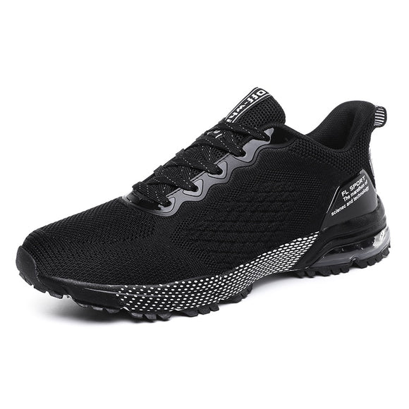 Damyuan Air Cushion Breathable Running Shoes Men's Outdoor Sport Sneakers Men's Walking Jogging Mart Lion Black White 38 