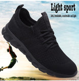 Damyuan Hot-selling Classic Casual Sneakers for Men's Mesh Breathable Elastic Lace Shoes Male Workout Sports Running Mart Lion   