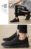 Damyuan Hot-selling Classic Casual Sneakers for Men's Mesh Breathable Elastic Lace Shoes Male Workout Sports Running Mart Lion   