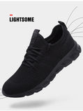 Damyuan Hot-selling Classic Casual Sneakers for Men's Mesh Breathable Elastic Lace Shoes Male Workout Sports Running Mart Lion   