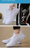 Damyuan Hot-selling Classic Casual Sneakers for Men's Mesh Breathable Elastic Lace Shoes Male Workout Sports Running Mart Lion   