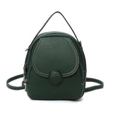 Designer Women Leather Backpack Mini Soft Touch Multi-Function Small Backpack Female Ladies Shoulder Bag Girl Purse Mart Lion Green China 
