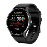 ZL02D Smart Watch Men's Lady Sport Fitness Smartwatch Sleep Heart Rate Monitor Waterproof For IOS Android Bluetooth Phone Mart Lion Black  