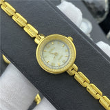 24K Thick Plated Adornment Alluvial Gold Watch Chain Is To Restore Ancient Ways Ms Temperament  gold Watch Quartz  Buckle Mart Lion   