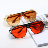 JackJad Cool Shield SteamPunk Style Side Shield Sunglasses Vinatge Brand Design Oculos De Sol 66337 Mart Lion   