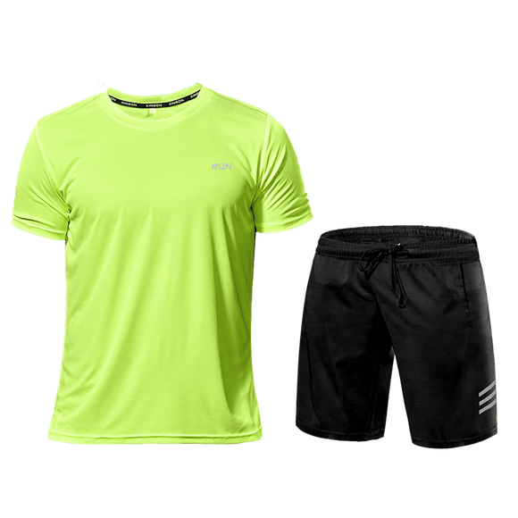  Men's Sports Suit Breathable Athletic Wear Sportswear Running Jogging Gym Ropa Deportiva Fitness Workout Clothes Soccer Camisetas Mart Lion - Mart Lion