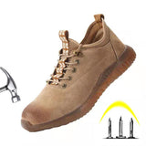 Safety Shoes Men's Women Steel Toe Boots Indestructible Work Lightweight Breathable Composite Toe Mart Lion   