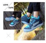 Hiking Boots For Children Canvas Outdoor Sports Shoes Autumn Footwears Non-slip Students Casual Flats Kids Gift Mart Lion   