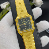 24K Thick Plated Adornment Temperament of Alluvial Gold Watch The Contracted and gold Watch Mart Lion SB2021102820-2  
