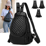 Hot White Women Backpack Female Washed Soft Leather Backpacks Ladies Sac A Dos School Bags for Girls Travel Back Pack Rucksacks Mart Lion   